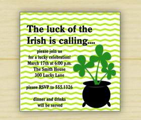The Luck of the Irish Invite (set of 10)