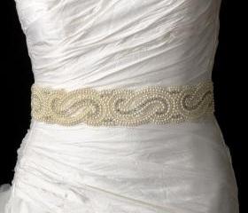 Bridal Belt with Swarovski Crystals