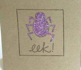 Halloween Spiders Mini Cards - Set of 2