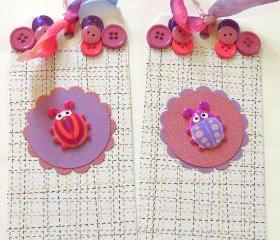 Funky Bug Tags - Set of 2