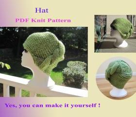 Knit Pattern - Hat (20VC2012)