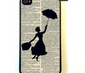 Iphone 4s Case Mary Poppins Vintage iphone 4s Case
