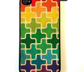 Retro Blocks - iPhone 4 Case, iPhone 4s Case, iPhone 4 Hard Case, iPhone Case