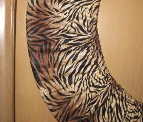 Hula Hoop Storage Bag Cover Hugger Carrier Animal Print Brown Black Stripes Festival Accessory