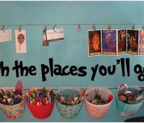 Oh The places you'll go. Vinyl Decal