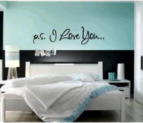 p.s. I Love You Vinyl Decal