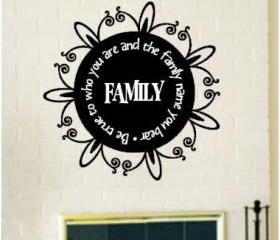 Family Vinyl Decal