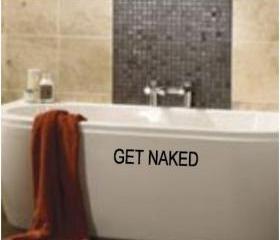Get Naked Vinyl Decal