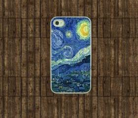 Iphone 4 case - starry nIght iphone 4s case, iphone case