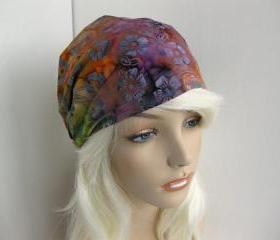 Rainbow Batik Fabric Headband Yoga Hippie Hair Head Wrap Women's Gypsy Bandana