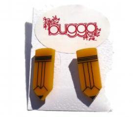 Back to School Jewelry,Pencil Stud Earrings,Lasercut Jewelry