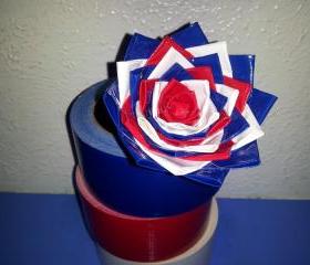 duct tape rose pen
