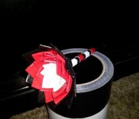 duct tape rose pen