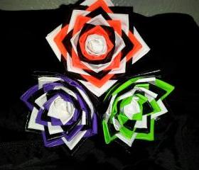 Halloween duct tape rose pens