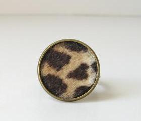 Animal Print Ring