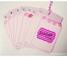 Handmade Jar tag 