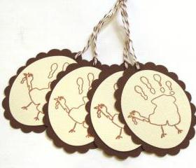 Turkey Tags - Set of 4