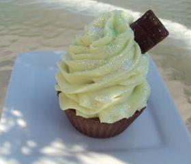 Mintchoc Cupcake, Shea Butter, Cocoa Butter and will be ready for sale on 10th October / Cold process Soap