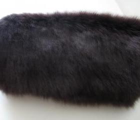 Purple Faux Fur Muff
