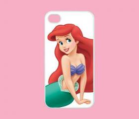 Ariel--iphone 4 case ,iphone 4s case,personalized iphone case in black or white,plastic or silicone 