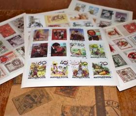 Vintage Stamp Stickers