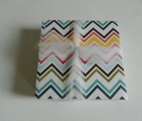 Multi-Colored Chevron Coasters