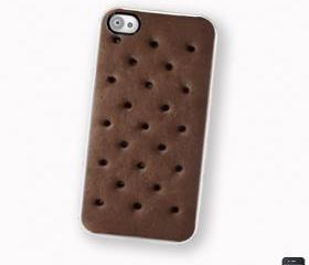 iPhone 4 4S Hard Case , Ice Cream Sandwich Dessert Cell Phone Case