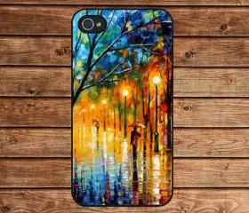 Rambling Lover Oil Painting Style Design---iphone 4 case,iphone 4s case，in plastic or silicone case