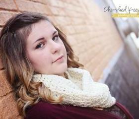 Crochet Cowl - Neckwarmer- Scarf in Aran/ Off White/ Cream