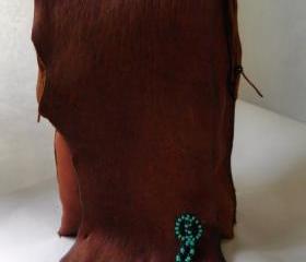Handmade Rustic Leather Messenger Bag