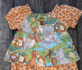 Peasant top and bloomers for baby girl Size 3 to 6 month