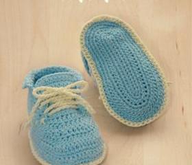 Baby Sneakers Crochet PATTERN, SYMBOL DIAGRAM (pdf)