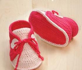 Baby Sneakers Crochet PATTERN, SYMBOL DIAGRAM (pdf)