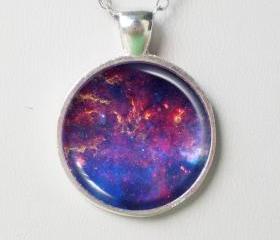 Galaxy Necklace - The Center of the Milky Way Galaxy- Galaxy Series