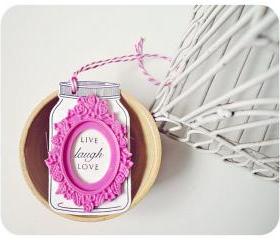 Live Laugh Love Jar Tags 
