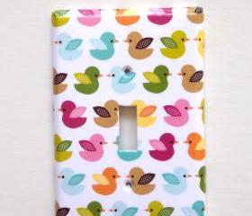 Switchplate Cover Flock of Birds 