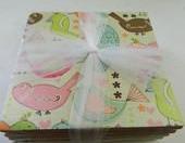 Bright Bird Print Tile Coasters