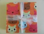 Kitty Cat Print Tile Coasters