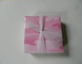 Pink Camo Print Tile Coasters