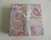 Bright Paisley and Butterfly Tile Coasters