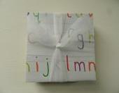 Alphabet Print Tile Coasters