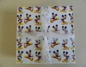 Mickey Mouse Print Tile Coasters