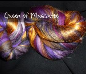 Spinning Batt – The Queen of Muscovite – 1.58 oz 