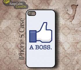 iPhone 5 Case, Like A Boss iPhone Case Hard Fitted iPhone 5 Case, iPhone 5 Hard Case