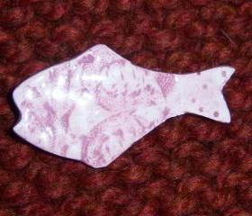Ceramic Fish Pin #2
