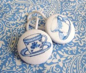 Tea Cup Ponytail Holders