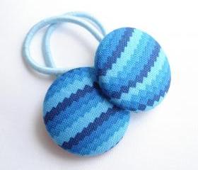 Shades of Blue. Hair Ties