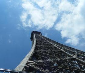 Limited Edition A4 Print: Eiffel Tower Upwards