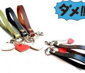  Leather Key Fob/Key Keeper Key Holder Key Ring 