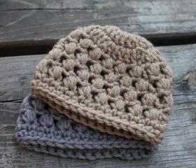 Puffy Preemie Crochet Baby Hat